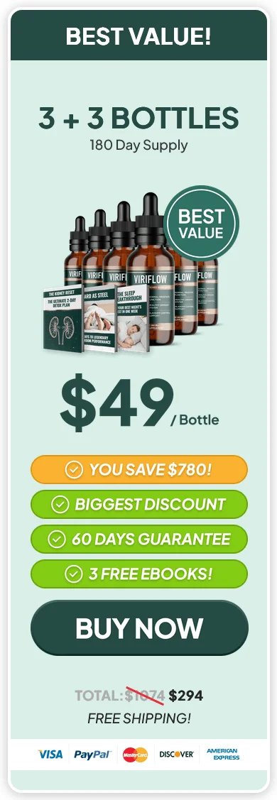 viriflow 6 bottles price